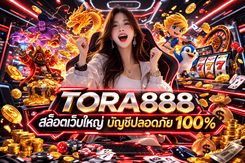 TORA888 สล็อตเว็บใหญ่ บัญชีปลอดภัย 100%