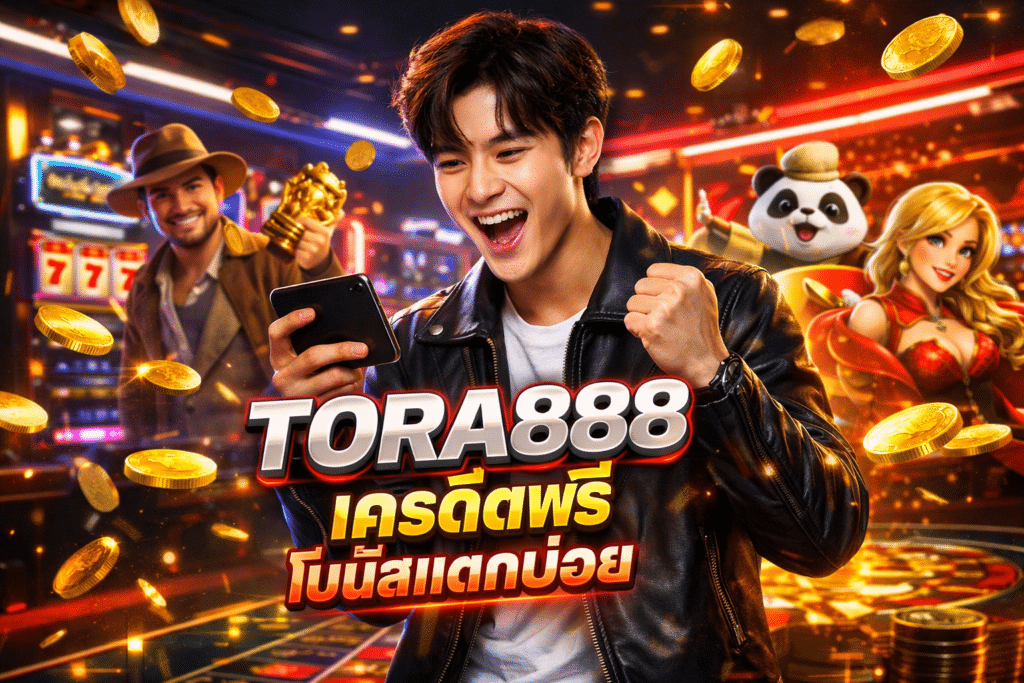 TORA888 เครดิตฟรี โบนัสแตกบ่อย